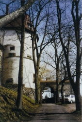 Blick von der Burgstraße (Auffahrt zur Burg)
